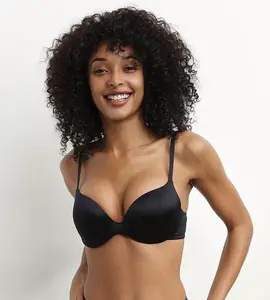 DIM COMFORT PUSH UP BRA - Women's push up bra - black
