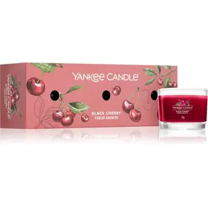 Yankee Candle Black Cherry dárková sada 3x37 g
