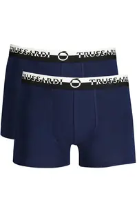 TRUSSARDI MEN'S BLUE BOXER
