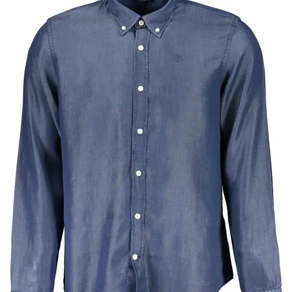 Pánská džínová košile s dlouhým rukávem
