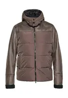 MO Zimná bunda  čokoládová / bronzová
