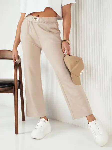 Dámské kalhoty teplákové AXEL Barva béžová DSTREET