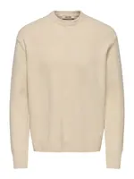Only & Sons Sveter 'ONSJames'  krémová
