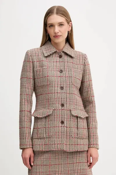 Kabát s prímesou vlny Tommy Hilfiger