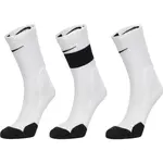 Nike Y NK ELITE CREW 3PR Detské ponožky, biela, veľkosť