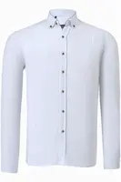 G721 DEWBERRY MEN'S SHIRT-LIGHT WHITE