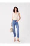 LC Waikiki Normální pas Straight Fit Dámské džíny