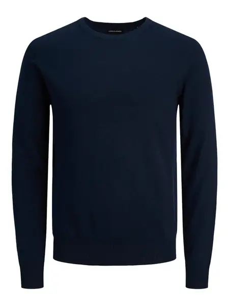 JACK & JONES Mikina 'JJEEmil'  námornícka modrá