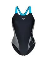 ARENA Jednodielne plavky 'Pro Back'  svetlomodrá / čierna / biela