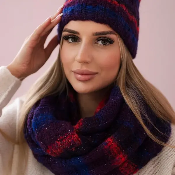 Dámský set Zuzanna K257 červená + chrpa