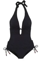 LASCANA Jednodielne plavky  čierna