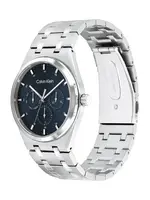 Calvin Klein Analógové hodinky 'Motion'  námornícka modrá / strieborná