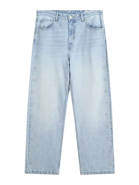 Bershka Džínsy  svetlomodrá