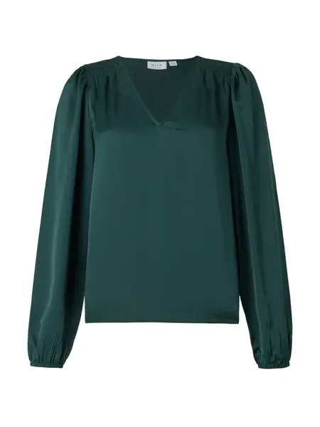 VILA Blúzka 'VIEllette'  smaragdová