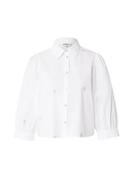 ONLY Blúzka 'ONLCandy'  svetlomodrá / zlatá žltá / biela