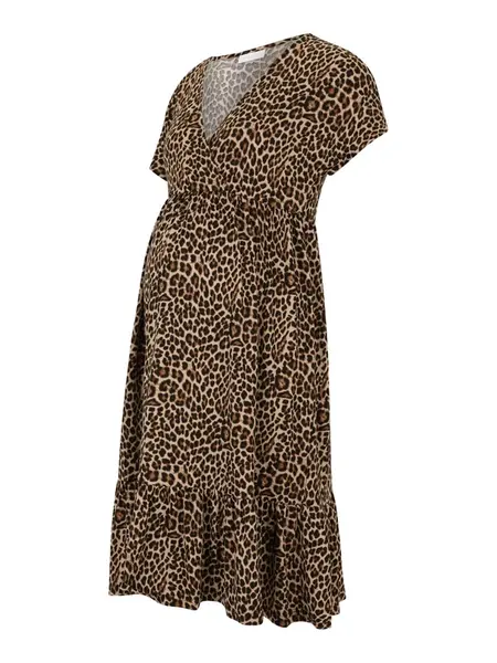 MAMALICIOUS Šaty 'MLNaia Pilar Tess'  telová / koňaková / čierna