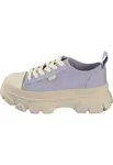 BUFFALO Nízke tenisky  béžová / levanduľová