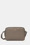 Kožená kabelka BOSS Lenah Crossbody černá barva, 50547733