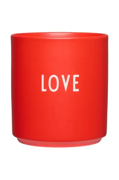 Pohárek Design Letters Favourite Cup 250 ml červená barva