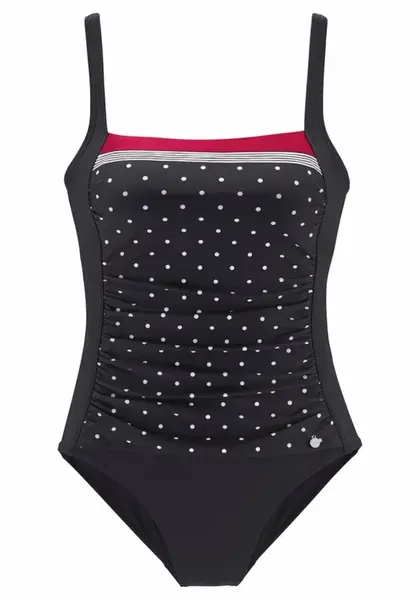 LASCANA Formujúce plavky  ohnivo červená / čierna