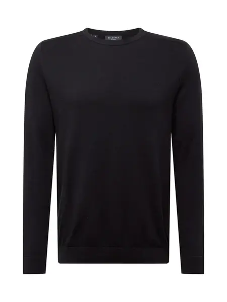 SELECTED Sveter 'Berg'  čierna