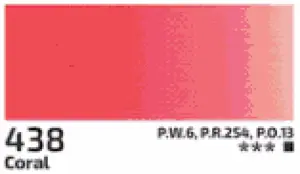 Akrylová barva Rosa 200ml – 438 coral