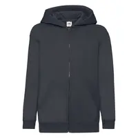 Navy blue sweatshirt Classic zipped Fruit of the Loom