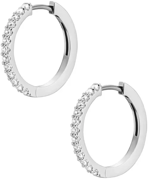 FOSSIL Náušnice  strieborná