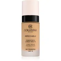 Collistar Impeccabile Long Wear Foundation dlouhotrvající make-up SPF 15 4N Sand 30 ml