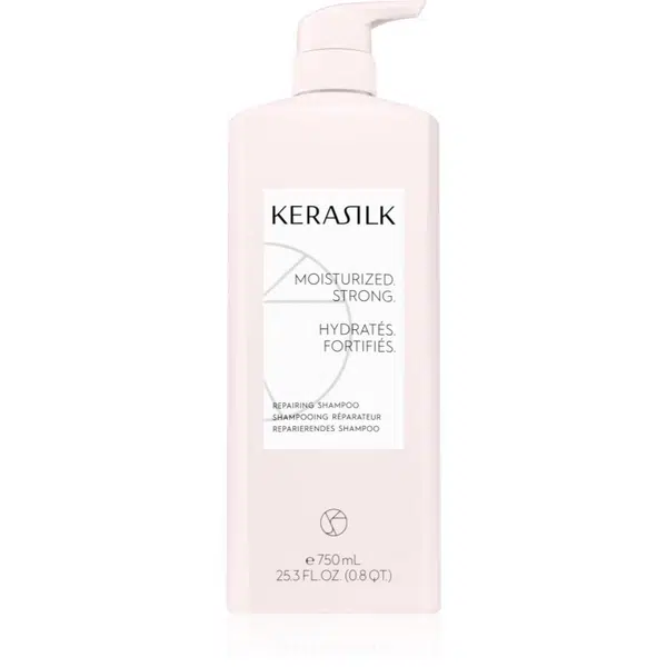 KERASILK Essentials Repairing Shampoo čisticí a vyživující šampon pro suché a poškozené vlasy 750 ml
