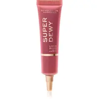 Revolution Superdewy tekutá tvářenka odstín You Got Me Blushing 15 ml