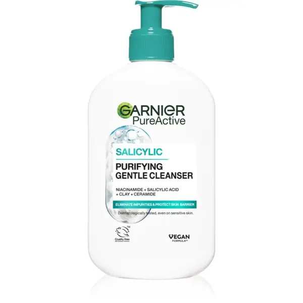 Garnier Pure Active hydratační čisticí gel proti nedokonalostem pleti 250 ml