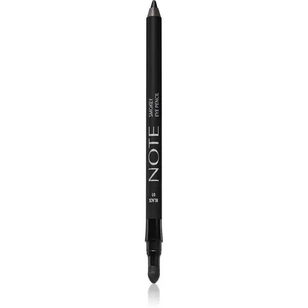 Note Cosmetique Smokey Eye Pencil voděodolná tužka na oči 01 Black 1,2 g