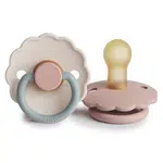 FRIGG Daisy Size 1:0-6 months dudlík Blush/Cotton candy 2 ks