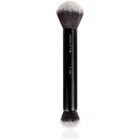 Brushworks Double Ended malý štětec pro nanášení tekutých, krémových a pudrových produktů typ NO. 6 1 ks