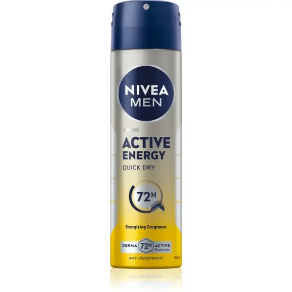 NIVEA MEN Active Energy antiperspirant ve spreji pro muže 150 ml