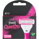 Wilkinson Sword Quattro for Women Aloe & Vit. E náhradní břity 3 ks