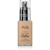 PÜR Cosmetics 4-in-1 Love Your Selfie make-up a korektor 2 v 1 odstín MG5 30 ml