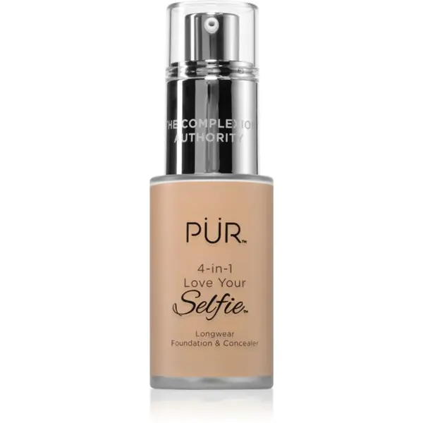 PÜR Cosmetics 4-in-1 Love Your Selfie make-up a korektor 2 v 1 odstín MG5 30 ml
