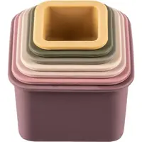 Zopa Silicone Stacking Cups stohovací kelímky Multicolor 6 m+ 7 ks