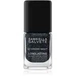 Gabriella Salvete Longlasting Enamel dlouhotrvající lak na nehty se třpytkami odstín 83 Starry NIght 11 ml