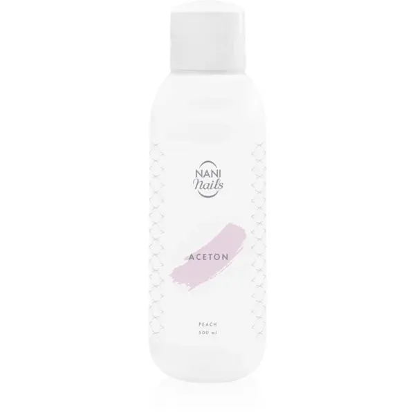 NaniNails NANI Peach čistý aceton k odstranění gelových laků 500 ml