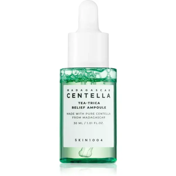 SKIN1004 Madagascar Centella Tea-Trica Relief Ampoule zklidňující pleťové sérum pro problematickou pleť, akné 30 ml
