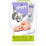 Bella Baby Happy Size XL jednorázové přebalovací podložky 90x60 cm 5 ks