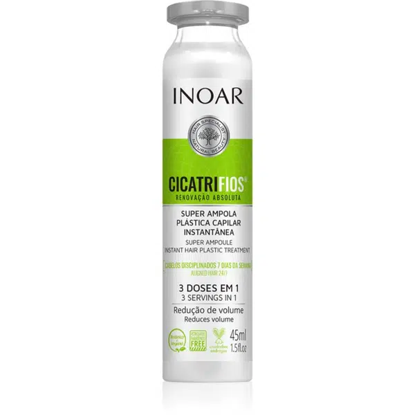 INOAR CicatriFios ampule pro poškozené vlasy 45 ml