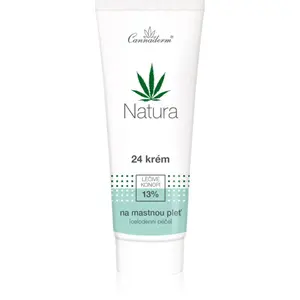 Cannaderm Natura Krém pro mastnou pleť denní a noční krém pro mastnou pleť 75 g