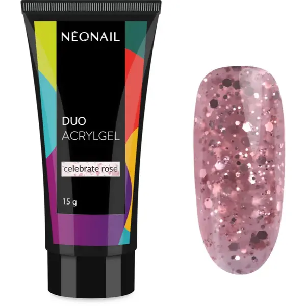 NEONAIL Duo Acrylgel Celebrate Rose gel pro modeláž nehtů 15 g