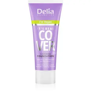 Delia Cosmetics It's Real Cover krycí make-up odstín 201 vanille 30 ml