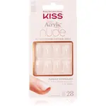 KISS Nude Nails Cashmere umělé nehty medium 28 ks