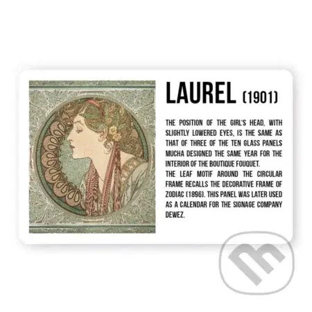 Magnet Alfons Mucha - Laurel